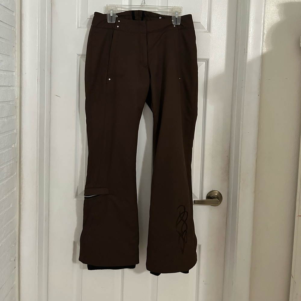 Sunice women’s snow ski pants winter Chocolate brown Sz 6
